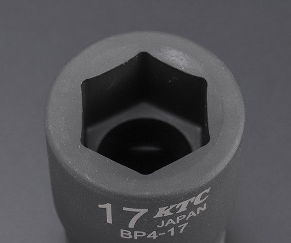 KTC インパクトソケット 差込角12.7mm(12.7sq.)(1/2) サイズ17mm 六角 (BP4-17)(4989433149967) 京都機械工具
