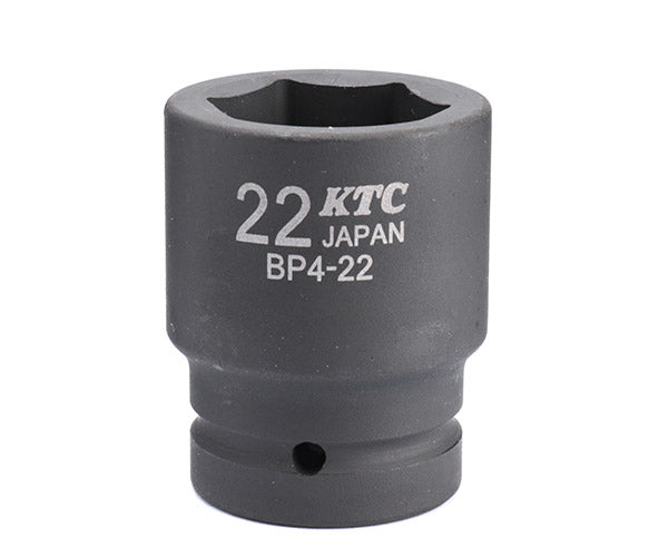 KTC インパクトソケット 差込角12.7mm(12.7sq.)(1/2) サイズ22mm 六角 (BP4-22)(4989433149998) 京都機械工具