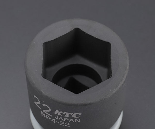 KTC インパクトソケット 差込角12.7mm(12.7sq.)(1/2) サイズ22mm 六角 ピン・リング付 (BP4-22P)(4989433150635) 京都機械工具