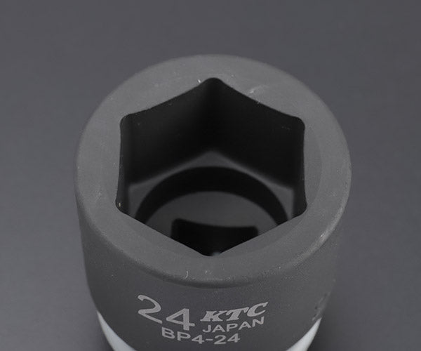 KTC インパクトソケット 差込角12.7mm(12.7sq.)(1/2) サイズ24mm 六角 ピン・リング付 (BP4-24P)(4989433150659) 京都機械工具