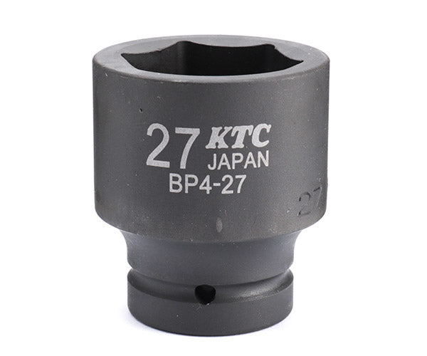 KTC インパクトソケット 差込角12.7mm(12.7sq.)(1/2) サイズ27mm 六角 (BP4-27)(4989433150031) 京都機械工具