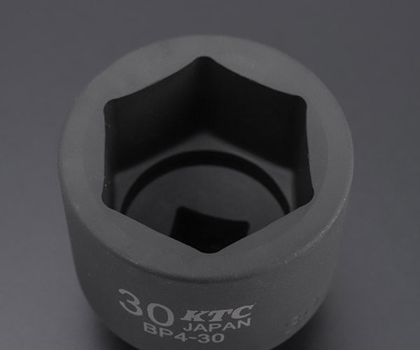 KTC インパクトソケット 差込角12.7mm(12.7sq.)(1/2) サイズ30mm 六角 (BP4-30)(4989433150062) 京都機械工具