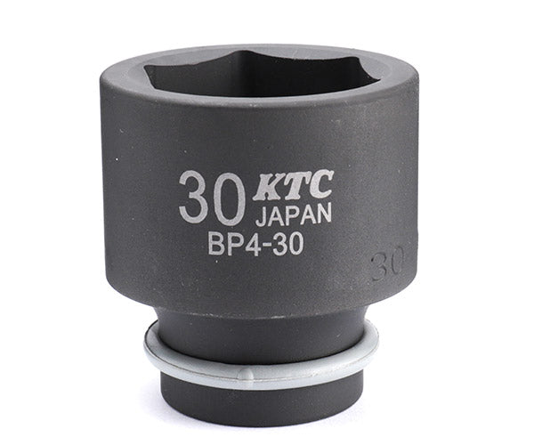 KTC インパクトソケット 差込角12.7mm(12.7sq.)(1/2) サイズ30mm 六角 ピン・リング付 (BP4-30P)(4989433150703) 京都機械工具