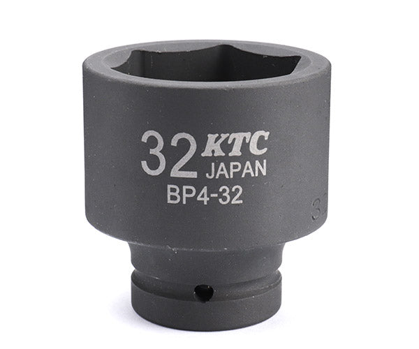 KTC インパクトソケット 差込角12.7mm(12.7sq.)(1/2) サイズ32mm 六角 (BP4-32)(4989433150079) 京都機械工具