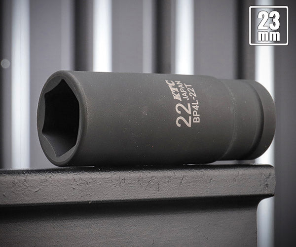 KTC インパクトディープソケット 差込角12.7mm(12.7sq.)(1/2) サイズ22mm 六角 (BP4L-22T)(4989433150444) 京都機械工具