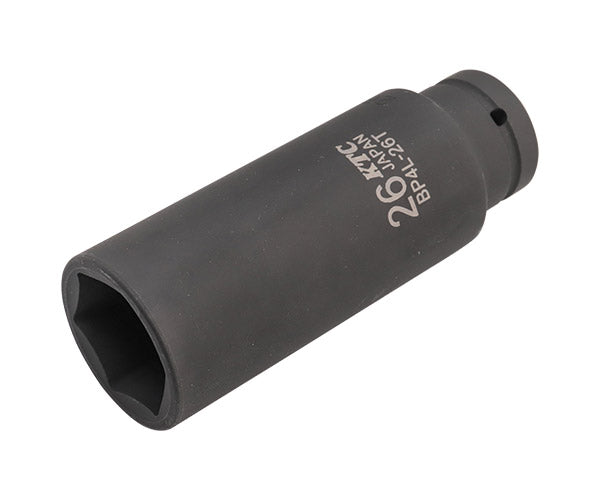 KTC インパクトディープソケット 差込角12.7mm(12.7sq.)(1/2) サイズ26mm 六角 (BP4L-26T)(4989433150475) 京都機械工具