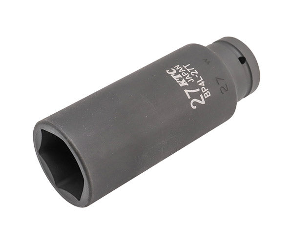 KTC インパクトディープソケット 差込角12.7mm(12.7sq.)(1/2) サイズ27mm 六角 (BP4L-27T)(4989433150482) 京都機械工具