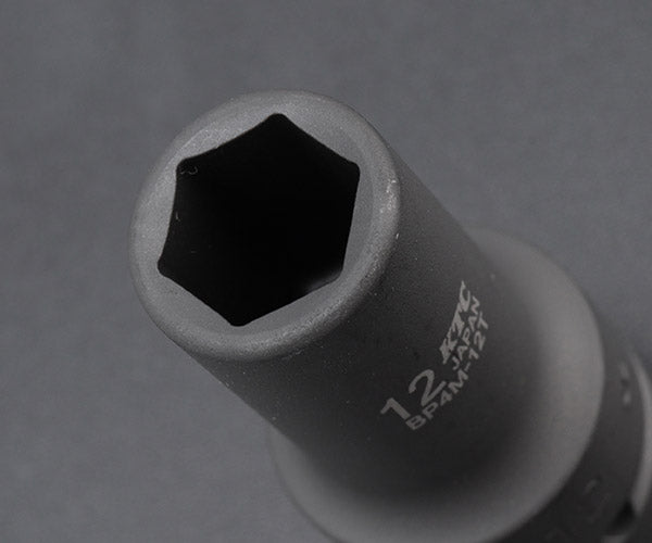 KTC インパクトディープソケット 差込角12.7mm(12.7sq.)(1/2) サイズ12mm 六角 (BP4M-12T)(4989433150123) 京都機械工具