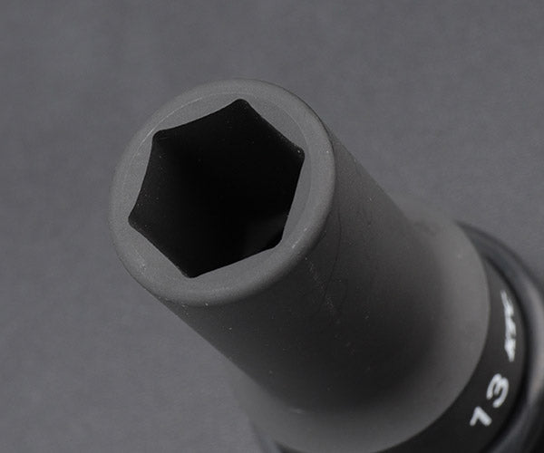 KTC インパクトディープソケット 差込角12.7mm(12.7sq.)(1/2) サイズ13mm 六角 ピン・リング付 (BP4M-13TP)(4989433150772) 京都機械工具