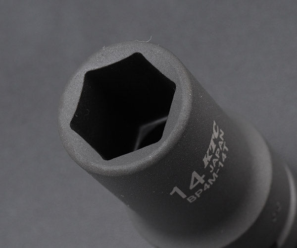 KTC インパクトディープソケット 差込角12.7mm(12.7sq.)(1/2) サイズ14mm 六角 (BP4M-14T)(4989433150147) 京都機械工具