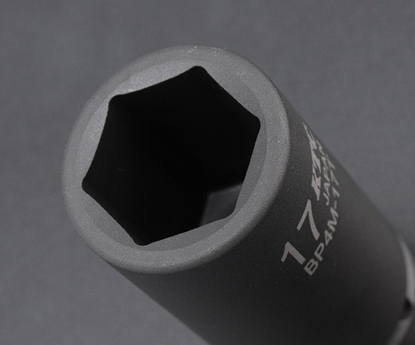 KTC インパクトディープソケット 差込角12.7mm(12.7sq.)(1/2) サイズ17mm 六角 (BP4M-17T)(4989433150178) 京都機械工具