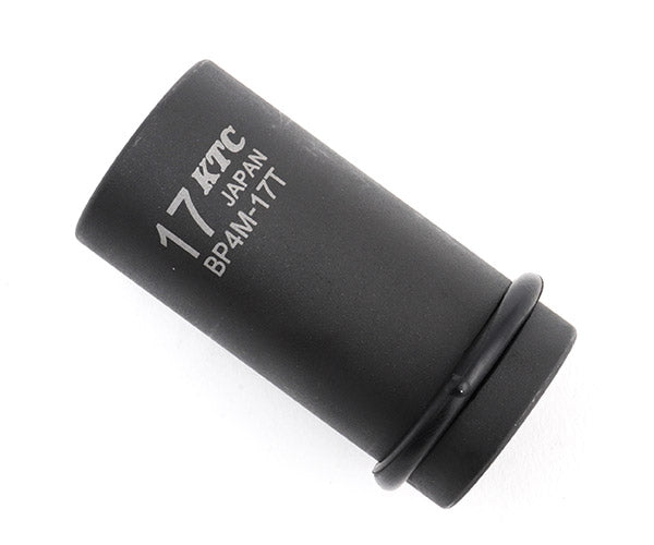 KTC BP4M-17TP サイズ17mm ピン・リング付 12.7sq.インパクトレンチ用薄肉セミディープソケット