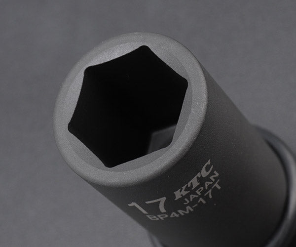 KTC インパクトディープソケット 差込角12.7mm(12.7sq.)(1/2) サイズ17mm 六角 ピン・リング付 (BP4M-17TP)(4989433150819) 京都機械工具