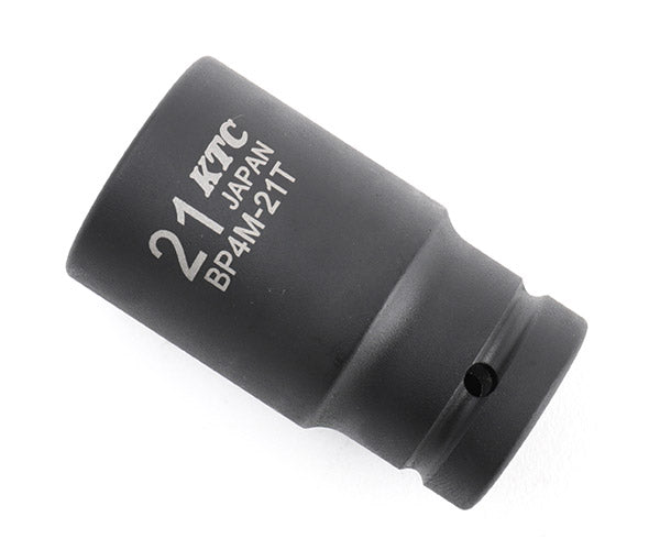 KTC BP4M-21T サイズ21mm 12.7sq.インパクトレンチ用薄肉セミディープソケット