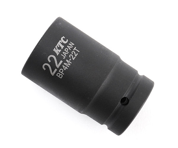 KTC BP4M-22T サイズ22mm 12.7sq.インパクトレンチ用薄肉セミディープソケット