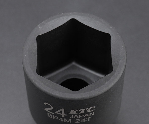 KTC インパクトディープソケット 差込角12.7mm(12.7sq.)(1/2) サイズ24mm 六角 (BP4M-24T)(4989433150246) 京都機械工具