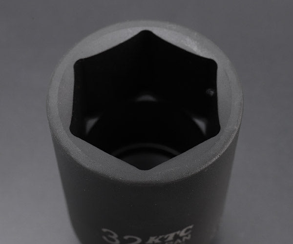 KTC インパクトディープソケット 差込角12.7mm(12.7sq.)(1/2) サイズ32mm 六角 ピン・リング付 (BP4M-32TP)(4989433150963) 京都機械工具