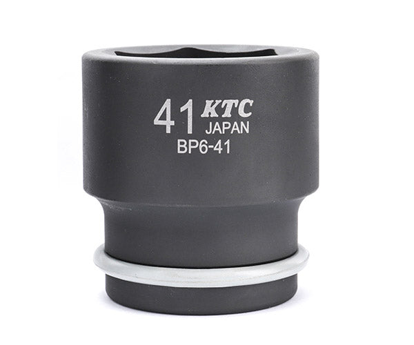 KTC インパクトソケット 差込角19.0mm(19.0sq.)(3/4) サイズ41mm 六角 ピン・リング付 (BP6-41P)(4989433155487) 京都機械工具