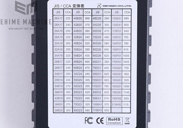 デンゲンのデジタルバッテリーテスターの画像6