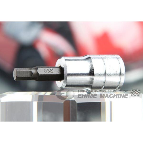 京都機械工具のショートヘキサゴンビットソケットの画像1