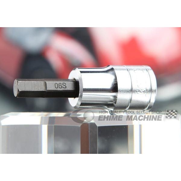 京都機械工具のショートヘキサゴンビットソケットの画像1