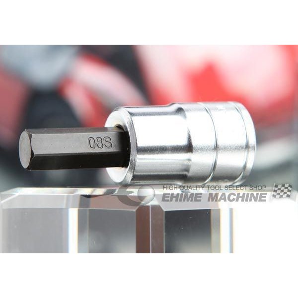 京都機械工具のショートヘキサゴンビットソケットの画像1