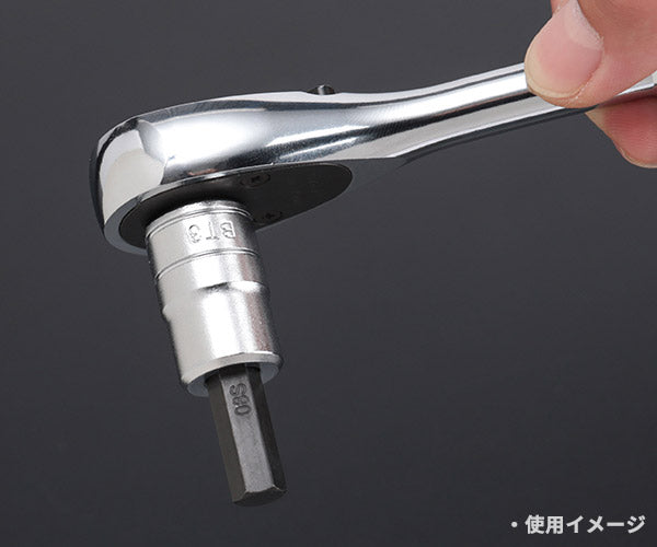 KTC ヘキサゴンビットソケット 差込角9.5mm(9.5sq.)(3/8) サイズ8mm (BT3-08S)(4989433147987) 京都機械工具