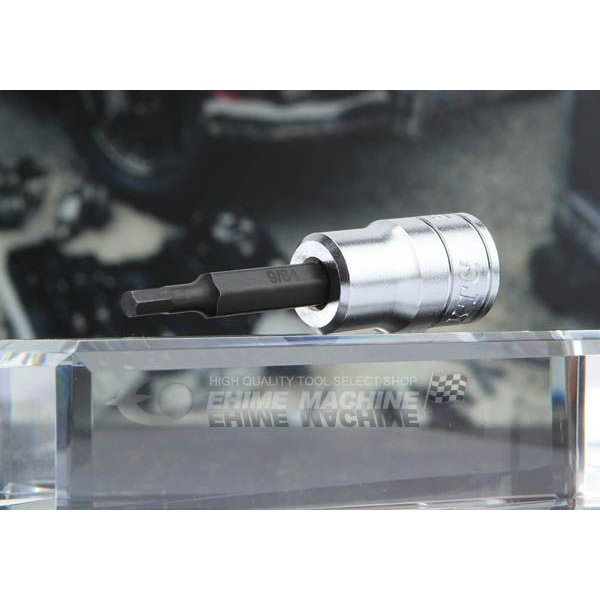 KTC ヘキサゴンビットソケット 9/64インチ bt3-9l64【エヒメマシン】