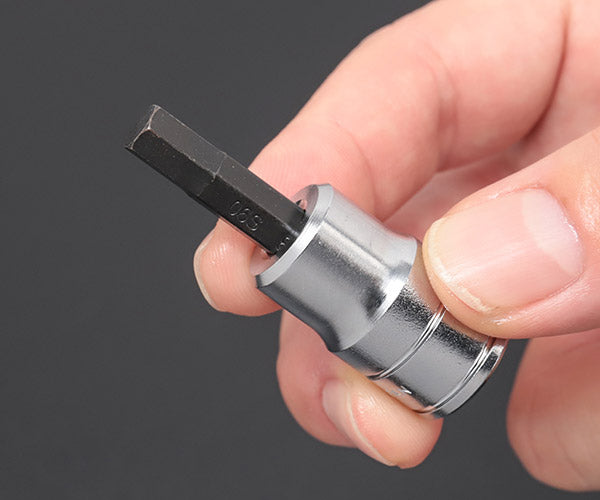 KTC BT3-S-3P ショートヘキサゴンビットソケット3点セット (BT3-05S,06S,08S) 差込角9.5mm(9.5sq.)(3/8) エヒメマシンオリジナルセット