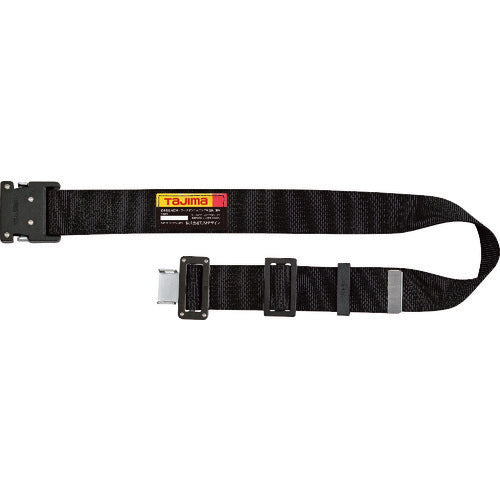 タジマ 胴ベルト アルミワンタッチ黒バックル 黒 Sサイズ BWBS110BK タジマ 胴ベルト アルミワンタッチ黒バックル 黒 Sサイズ BWBS110BK
