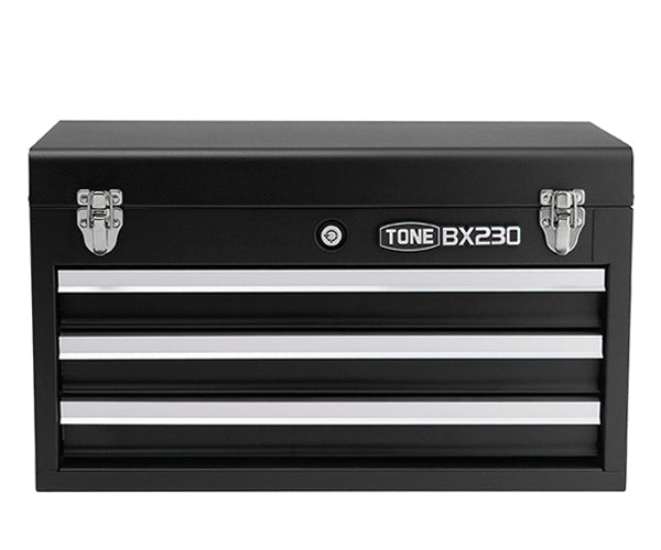 TONE ツールチェスト 508X232X302mm ブラック (BX230BK)(4953488220575) トネ