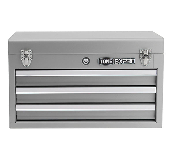 TONE ツールチェスト 508X232X302mm シルバー (BX230SV)(4953488220582) トネ
