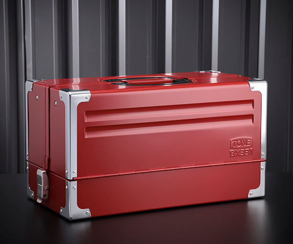 TONE ツールケース(メタル) V形3段式 433X220X240mm (BX331)(4953488209648) トネ