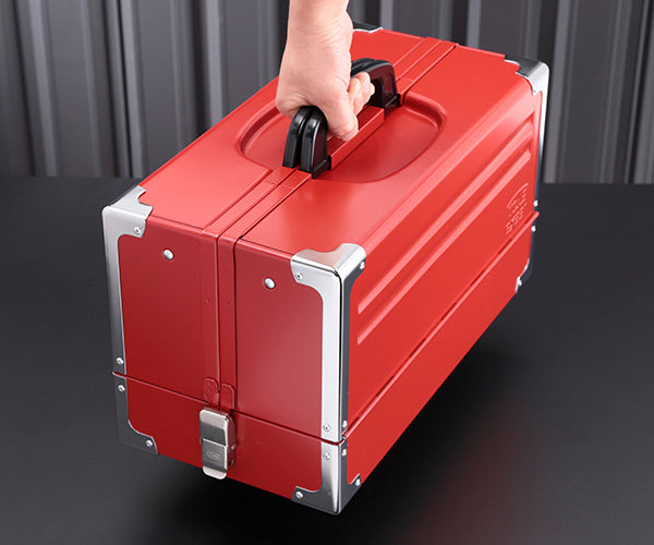 TONE ツールケース(メタル) V形3段式 433X220X240mm (BX331)(4953488209648) トネ