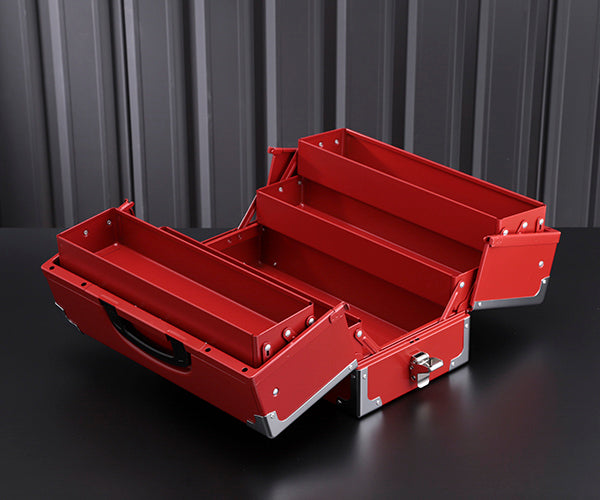 TONE ツールケース(メタル) V形3段式 433X220X240mm (BX331)(4953488209648) トネ