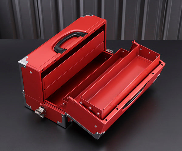 TONE ツールケース(メタル) V形3段式 433X220X240mm (BX331)(4953488209648) トネ