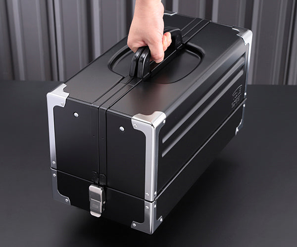 TONE ツールケース(メタル) V形3段式 マットブラック (BX331BK)(4953488211979) トネ