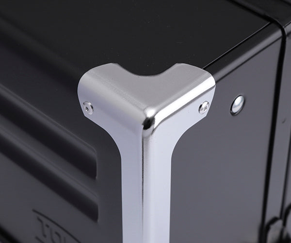 TONE ツールケース(メタル) V形3段式 マットブラック (BX331BK)(4953488211979) トネ