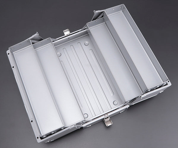 TONE ツールケース(メタル) V形3段式 シルバー (BX331SV)(4953488212655) トネ