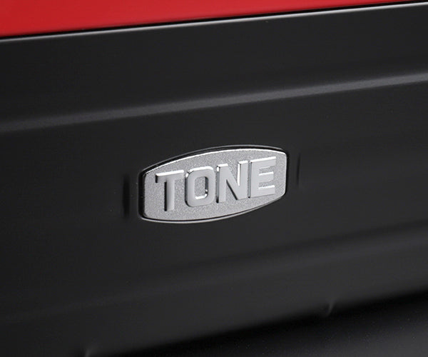 TONE ツールケース(メタル) V形2段式 410X220X190mm (BX420)(4953488294521) トネ