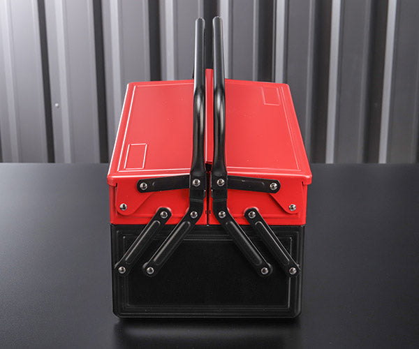 TONE ツールケース(メタル) V形2段式 350X220X190mm (BX420S)(4953488297294) トネ