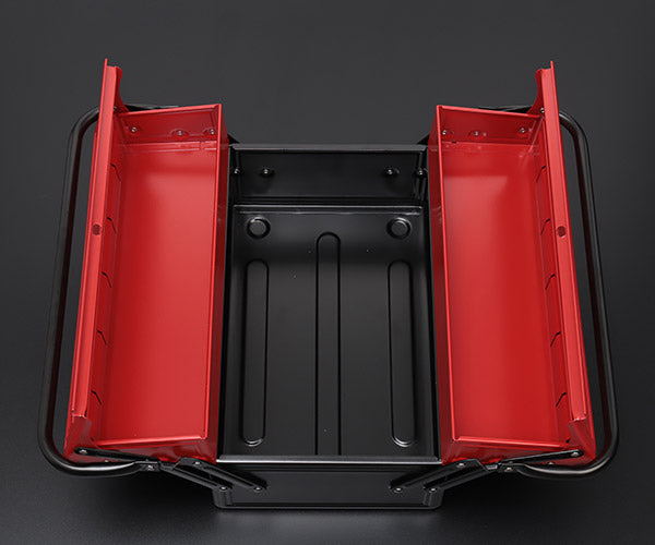 TONE ツールケース(メタル) V形2段式 350X220X190mm (BX420S)(4953488297294) トネ