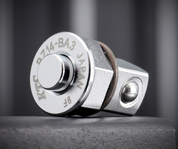 KTC BZ14-BA3 ラチェットめがね用ドライブ角アダプター 14mmレンチに適用 差込角9.5mm(9.5sq.)(3/8) 京都機械工具