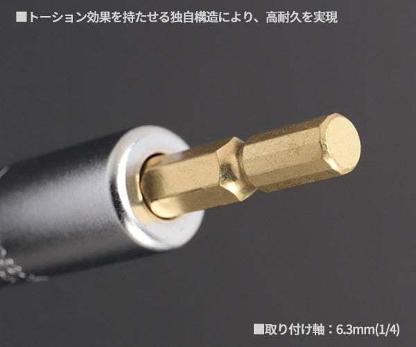 KTC BZP63-12 インパクトドライバ用ソケットビット12mm 難攻不落ソケット