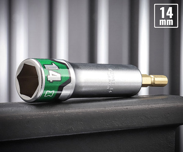 KTC BZP63-14 インパクトドライバ用ソケットビット14mm 難攻不落ソケット