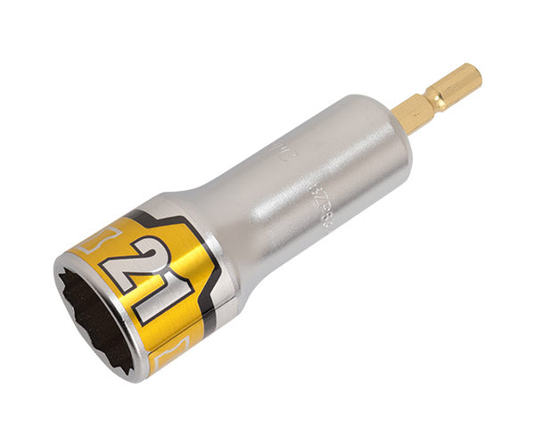 KTC BZP63-21W 6.35sq.インパクトドライバ用ソケットビット21mm (十二角) 難攻不落ソケット