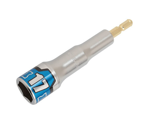 KTC インパクト用40V対応ソケットビット シャンク1/4インチ サイズ17mm 六角 (BZP63A-17)(4989433177328) 京都機械工具