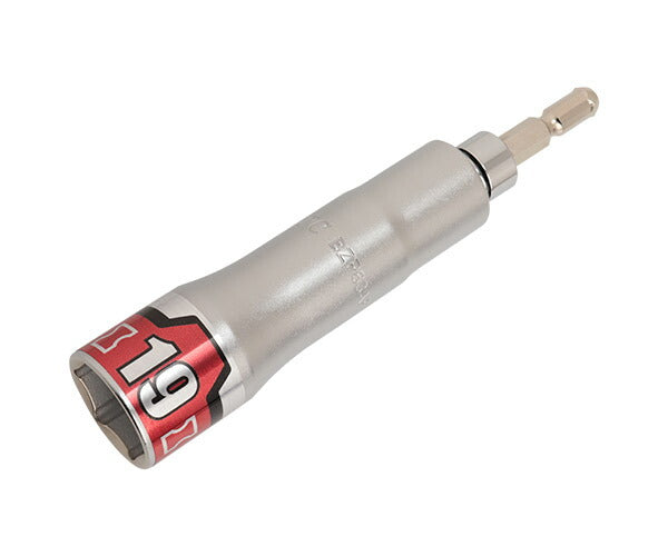 KTC インパクト用40V対応フレックスソケットビット シャンク1/4インチ サイズ19mm 六角 (BZP63AF-19)(4989433177366) 京都機械工具