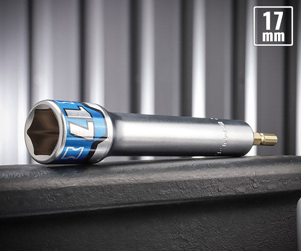 KTC インパクト用ロングソケットビット シャンク1/4インチ サイズ17mm 六角 (BZP63L-17)(4989433174839) 京都機械工具