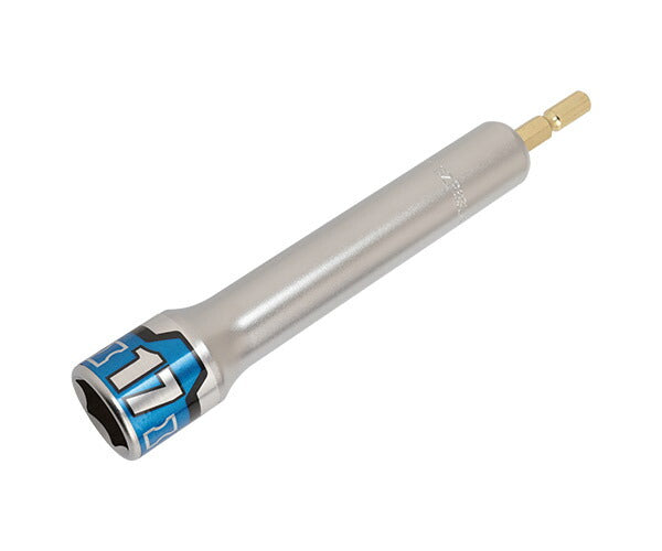 KTC インパクト用ロングソケットビット シャンク1/4インチ サイズ17mm 六角 (BZP63L-17)(4989433174839) 京都機械工具